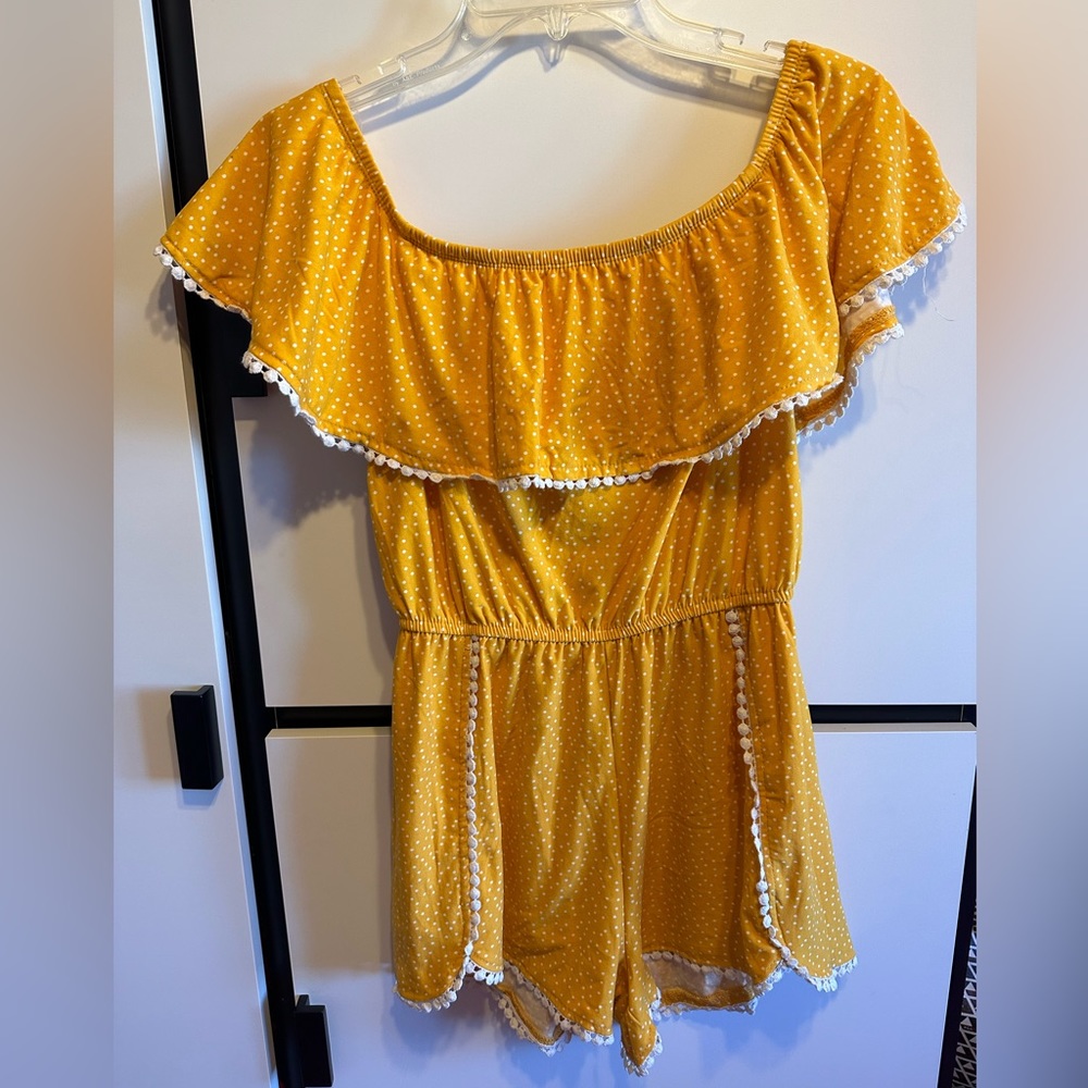 Charlotte Russe Polka Dot Romper